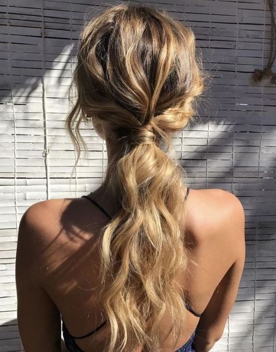 ponytail-wrapped-hairstyle
