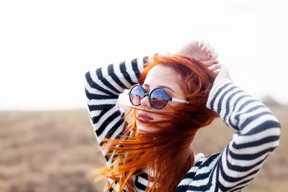 red-hair-with-sun-glasses