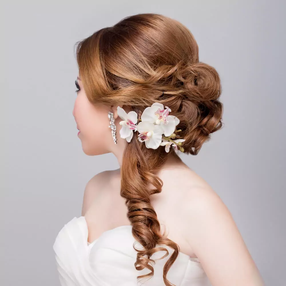 side-braid-with-flowers-wedding