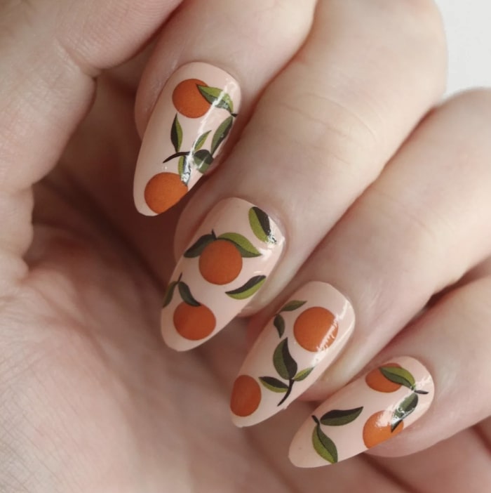 orange-nail-art